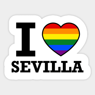 I LOVE SEVILLA GAY PRIDE Sticker